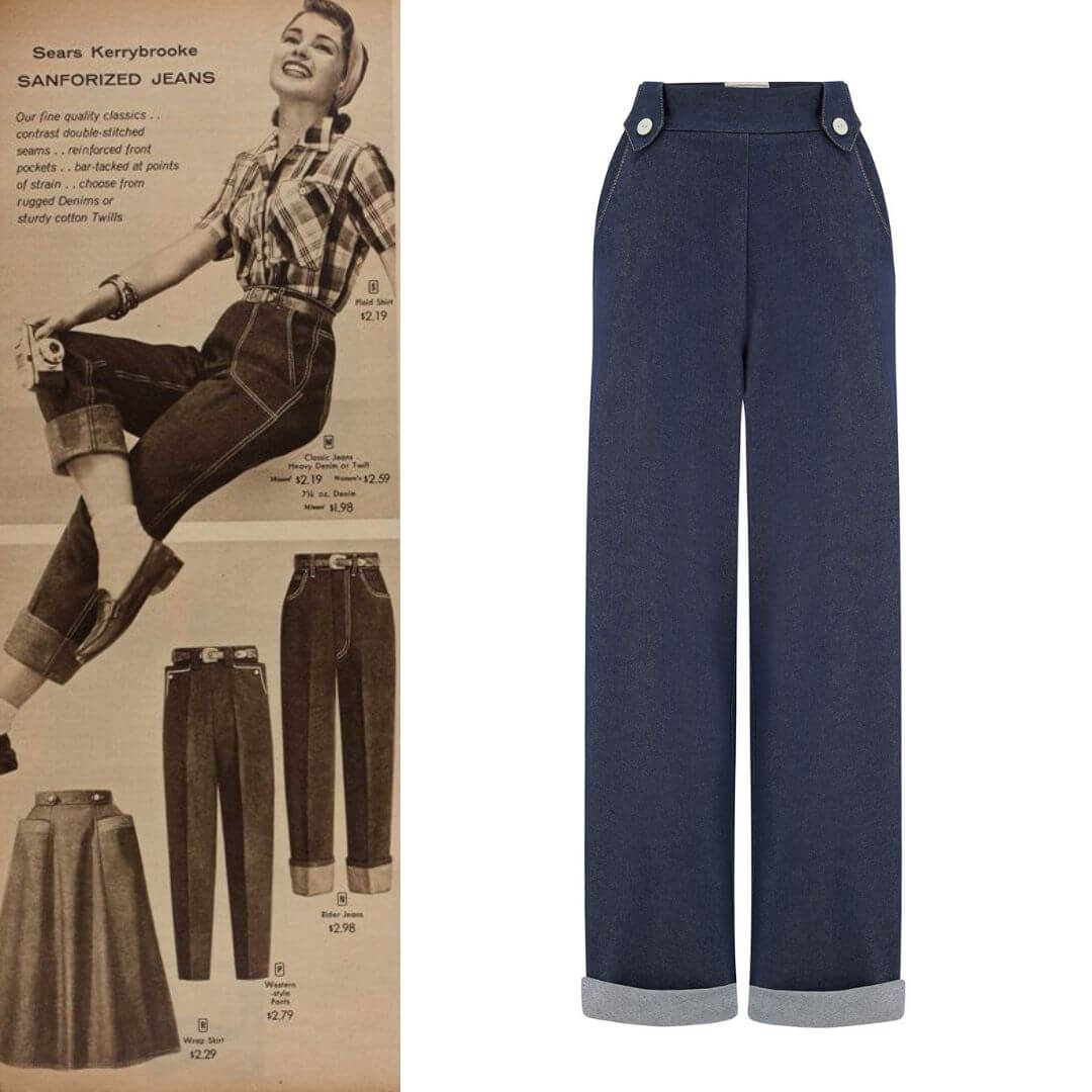 Introducing the Monroe Trousers in Denim