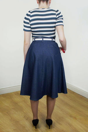 Monroe Skirt in Denim