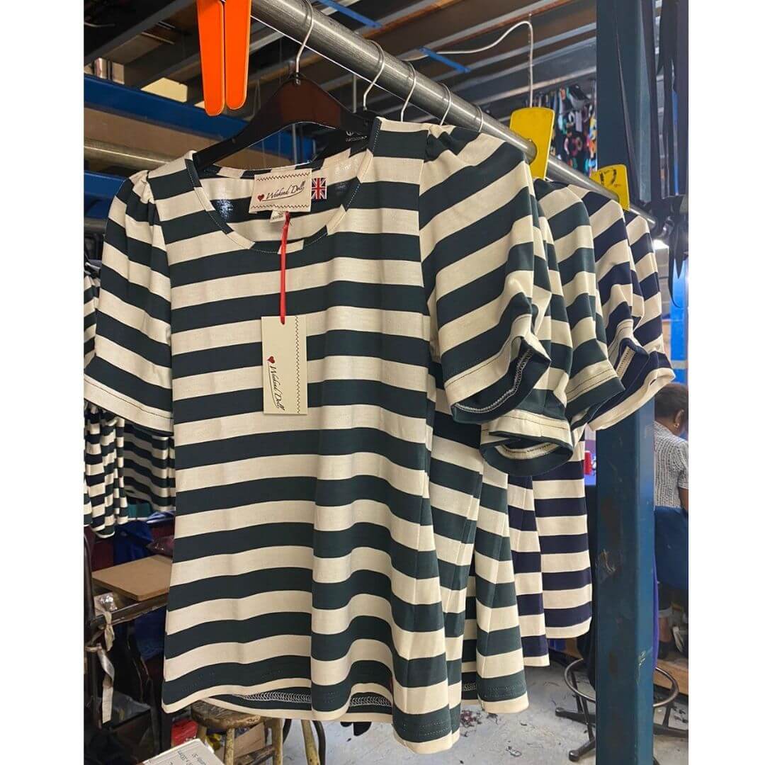 Retro Striped Top