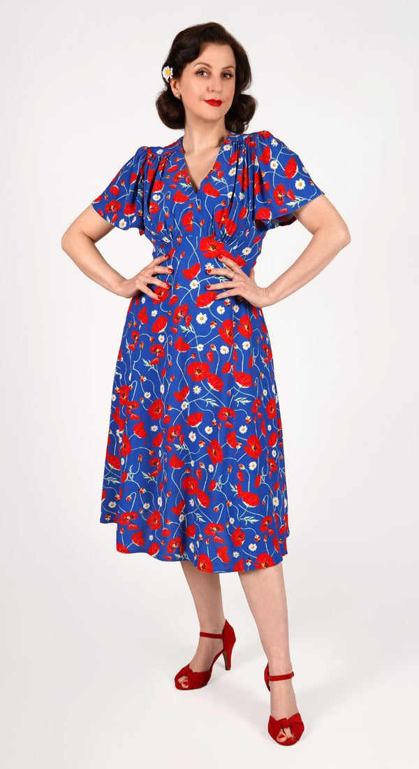Poppy Tea Length Dress