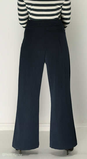 Greta Sailor Pants in Navy