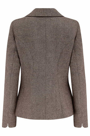 Women’s 1940s Tailored Herringbone Blazer Jacket with Matching Suit | Weekend Doll 