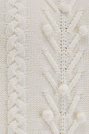 Vintage Inspired Merino Wool and Cotton Mix Cream Cardigan | 1940s Style | Weekend Doll