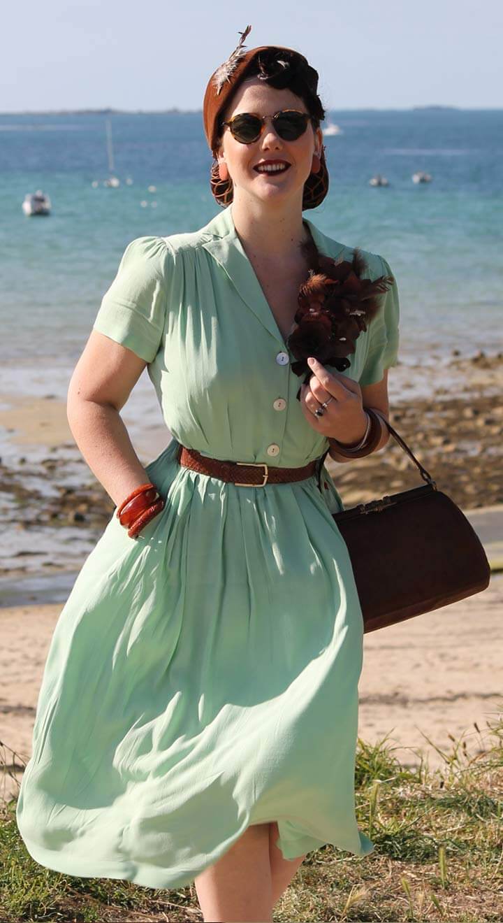 Katherine Sustainable Vintage Inspired 1940s Shirt Dress in Mint Green | 1940s & 1950s Style | Weekend Doll Katherine Sustainable Vintage Inspired 1940s Shirt Dress in Mint Green | 1940s & 1950s Style | Weekend Doll