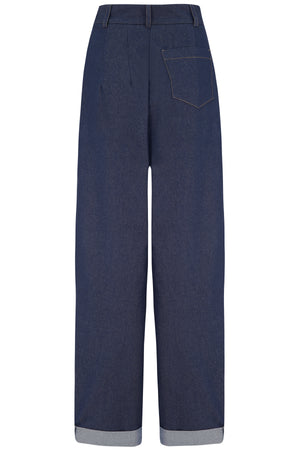 Monroe Trousers in Denim