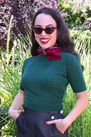 Lana Sweater in Bottle Green
