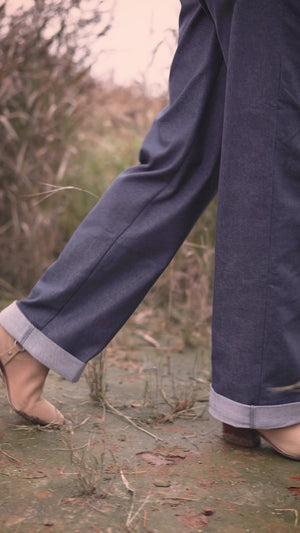 Monroe Trousers in Denim