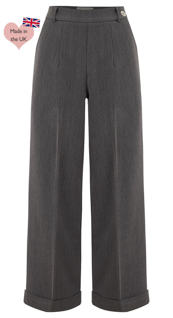 パンツ OLD ENGLAND Gray 2tuck Wide Trousers 2Tuck Wide Slacks-gray-