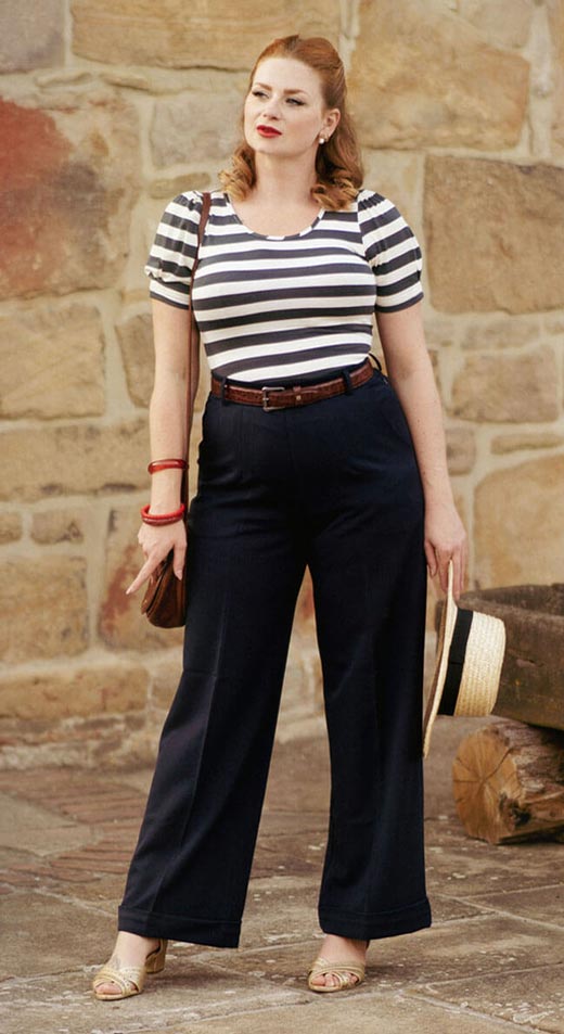Ladies long leg trousers best sale