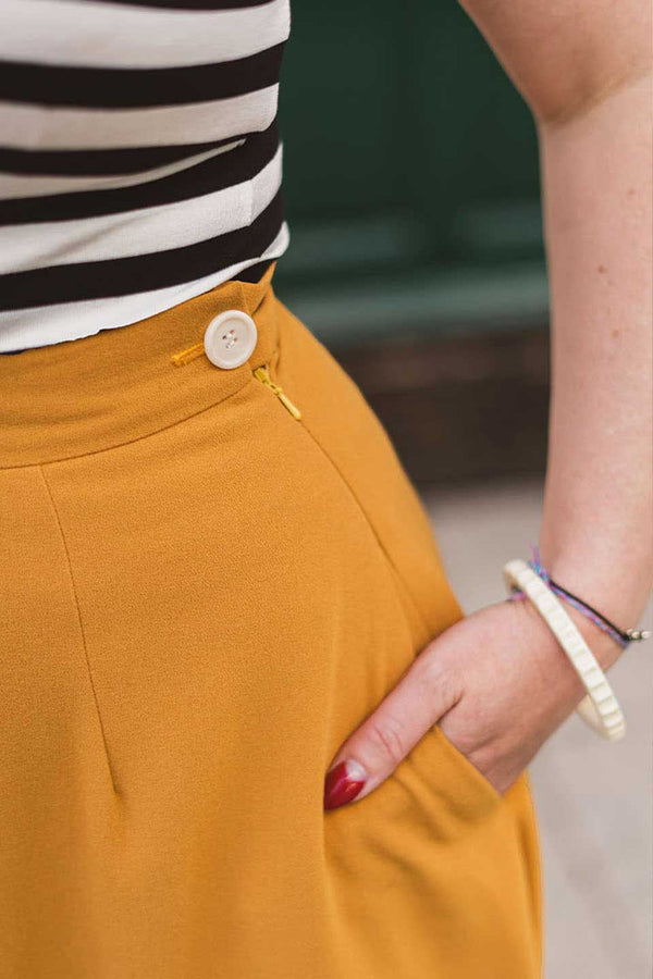 MISAKY Womens Straight Skirt UK 14 Large W30 Grey Wool Vintage