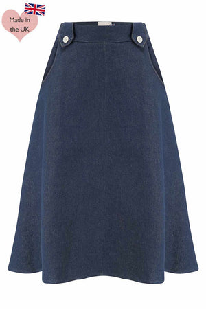 1940s style Knee-length A-line Monroe Skirt | Weekend Doll  