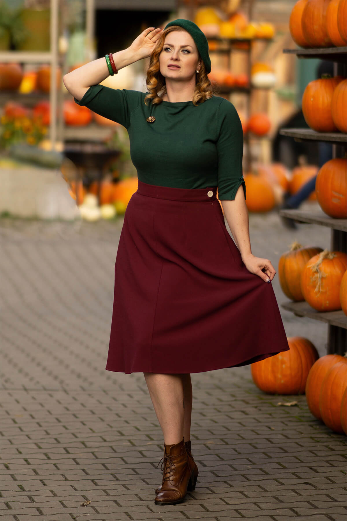 Maroon a deals line skirt